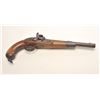 Image 8 : Percussion Austrian single shot horse pistol,  .54 caliber, 10.5” barrel, iron mounts, wood  stock, 