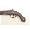Image 2 : Italian flintlock pistol converted to  percussion, .45 caliber, 6.5” barrel, ornate  mounts and rais