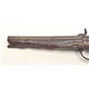 Image 4 : Italian flintlock pistol converted to  percussion, .45 caliber, 6.5” barrel, ornate  mounts and rais