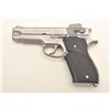 Image 1 : Smith & Wesson Model 639 DA semi-automatic  pistol, 9mm caliber, 4” barrel, stainless  steel, checke