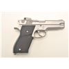 Image 3 : Smith & Wesson Model 639 DA semi-automatic  pistol, 9mm caliber, 4” barrel, stainless  steel, checke