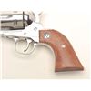 Image 3 : Ruger Vaquero Model SAA revolver, .45  caliber, 5.5” barrel, stainless steel, smooth  wood medallion