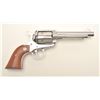 Image 4 : Ruger Vaquero Model SAA revolver, .45  caliber, 5.5” barrel, stainless steel, smooth  wood medallion