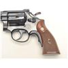 Image 2 : Smith & Wesson K-22 DA revolver, .22LR  caliber, 6” barrel, old re-blued finish,  checkered wood med