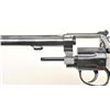 Image 9 : Smith & Wesson K-22 DA revolver, .22LR  caliber, 6” barrel, old re-blued finish,  checkered wood med