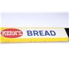 Image 4 : Kerns Bread advertising tin sign, ca.  1940’s-1950’s; 34” x  3.25”; original.      Est.:  $100-$200.