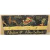 Image 2 : Large metal painted sign advertising  “Alkalize with Alka-Seltzer showing Santa  Claus and reindeer 