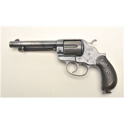 Colt Model 1878 DA revolver, .38 W.C.F.  caliber, 5.5” barrel, blued finish, checkered  black hard r