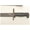 Image 11 : Lot of two World War II era bayonets.  The  first is a U.S. M1 Garand bayonet with OD  green scabbar