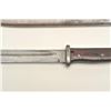 Image 16 : Lot of two World War II era bayonets.  The  first is a U.S. M1 Garand bayonet with OD  green scabbar