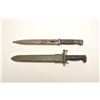 Image 4 : Lot of two World War II era bayonets.  The  first is a U.S. M1 Garand bayonet with OD  green scabbar
