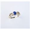 Image 2 : Nice ladies ‘LE VIAN’ ring set with an extra  fine cornflower blue Ceylon sapphire weighing  1.20 ca