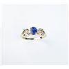 Image 3 : Nice ladies ‘LE VIAN’ ring set with an extra  fine cornflower blue Ceylon sapphire weighing  1.20 ca