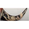 Image 3 : Finely carved buffalo horns from South East  Asia brought home by a G.I. in Vietnam era.  Est.: $100