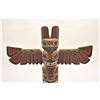 Image 2 : Hand carved N.W.Coast totem pole in classic  motiff signed by well known native artist L.  Rudick, S