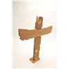 Image 4 : Hand carved N.W.Coast totem pole in classic  motiff signed by well known native artist L.  Rudick, S