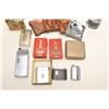 Image 6 : Large lot of misc. vintage cigarette lighters  and ashtrays (a number as advertisers);  including po