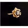 Image 2 : 14K gold and CZ ring Est.: $200-300