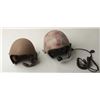 Image 1 : Lot of 2 Vietnam era tanker helmets.      Est.:  $150-$300.