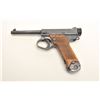 Image 1 : Japanese Nambu Type 14 semi-automatic pistol,  8mm caliber, 6” barrel, blued finish, wood  grips, S/