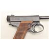 Image 7 : Japanese Nambu Type 14 semi-automatic pistol,  8mm caliber, 6” barrel, blued finish, wood  grips, S/
