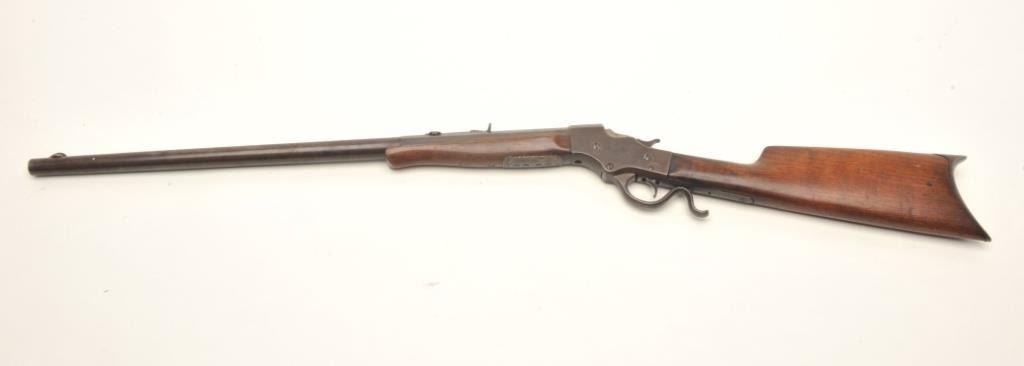 101 Ranch Rifle Stevens single shot rifle with 101 Ranch decoration in stocks, .25-20 ...