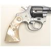 Image 5 : Colt Police Positive DA revolver, .38  caliber, 4” barrel, blued finish, pearl  medallion grips, S/N