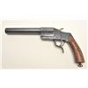 Image 1 : Austrian WW I era “Webel” flare pistol,  approximately 14” overall, blued finish, wood  grips, S/N 6