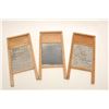 Image 5 : 3 miniature advertiser wash boards. Est.:  $100-$200