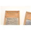 Image 6 : 3 miniature advertiser wash boards. Est.:  $100-$200