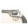 Image 2 : H&R DA top break revolver, .38 S&W caliber,  3.25” barrel, blued finish, checkered black  hard rubbe