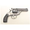 Image 3 : H&R DA top break revolver, .38 S&W caliber,  3.25” barrel, blued finish, checkered black  hard rubbe