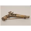 Vintage pin of Scottish pistol. Est.:  $50-$100