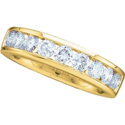 0.50CT Diamond Anniversary 14KT Ring Yellow Gold