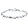 Image 1 : 1.0CT Diamond Anniversary 10KT Bracelet White Gold