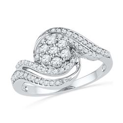 0.50CT Diamond Anniversary 10KT Ring White Gold