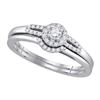 Image 1 : 0.20CT Diamond Bridal 14KT Ring White Gold