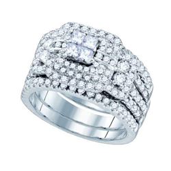 2.0CT Diamond Bellagio 14KT Ring White Gold