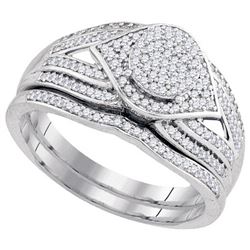 0.35CT Diamond Micro-Pave 10KT Ring White Gold