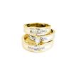 Image 1 : 0.25CT Diamond Trio Set 10KT Ring Yellow Gold
