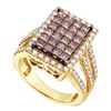 Image 1 : 2.50CT Diamond Invisible 14KT Ring Yellow Gold