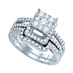 1.0CT Diamond Seville 10KT Ring White Gold