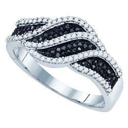 0.35CT Diamond Micro-Pave 10KT Ring White Gold