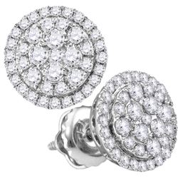 0.50CT Diamond Anniversary 14KT Earrings White Gold