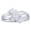 Image 1 : 0.25CT Diamond Invisible 14KT Ring White Gold