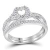 Image 1 : 0.30CT Diamond Semi-Mount 14KT Ring White Gold