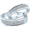 Image 1 : 0.25CT Diamond Micro-Pave 10KT Ring White Gold