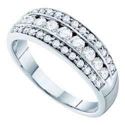 0.75CT Diamond Anniversary 14KT Ring White Gold