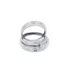 Image 1 : 0.20CT Diamond Trio Set 14KT Ring White Gold