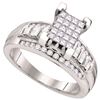 Image 1 : 0.75CT Diamond Invisible 10KT Ring White Gold